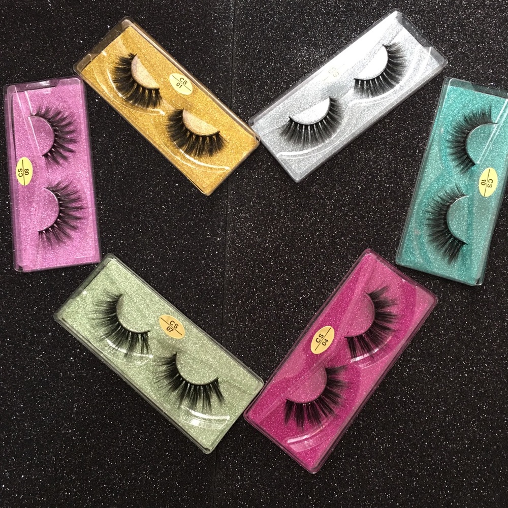 6 Pairs 3D Mink False Eyelashes!!